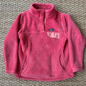 Patagonia girls synchilla snap-t fleece, size S